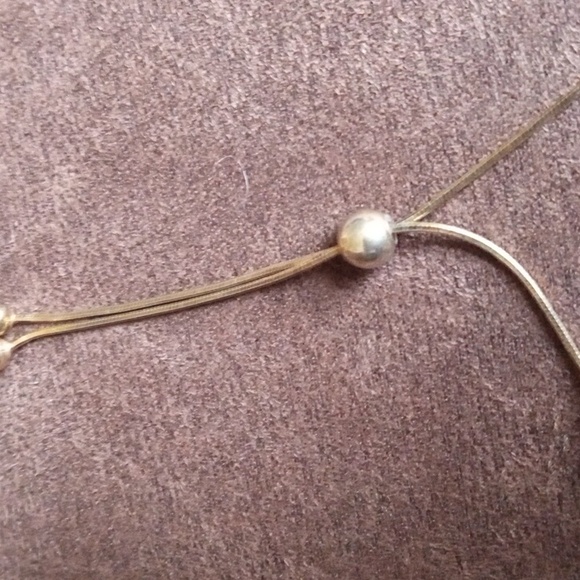 Vintage Religious Gold Tone Beaded Bracelet - Picture 2 of 8